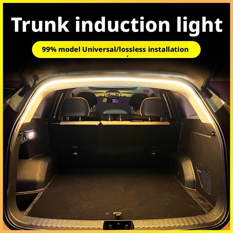 Dynamic Flowing Car Trunk Light Strip, Flexible Universal Trunk Led Light Strip, Trunks LED Light Strips for Car Cargo Area or Interior Illumination Decoration (Blue 2M) - Image 3